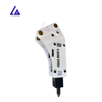 Martillo Hidráulico para Retroexcavadora 3CX, Martillo para Roca con Larga Vida Útil, Bajo Costo de Mantenimiento, Piezas de Cilindro Duraderas L68 L75