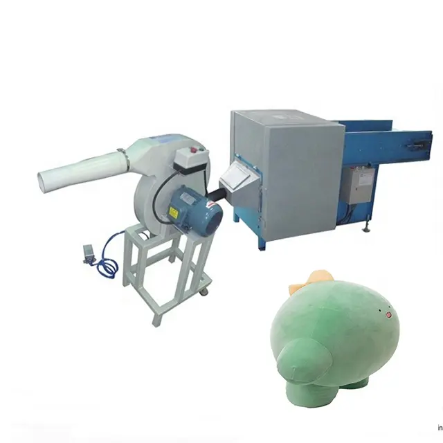 Small conveyor belt cotton opening machine Plush toy cotton loosening machine PP cotton fluffing machinery