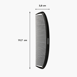Peine Antiestático Resistente al Calor, Peine Profesional para Eliminar el Frizz, Peine Dessange de Carbono, Peine Desenredante de Fibra de Carbono - Product Image 4