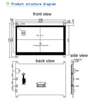 Module d'affichage LCD 7'' IPS 1026*600 avec interface USB-I, écran tactile capacitif USB et modules LCD HMI UART