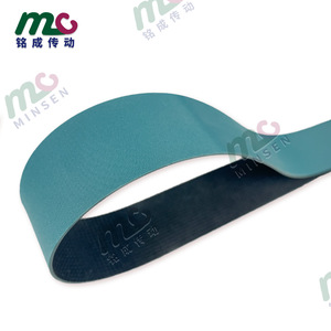 Minsen Green Pu <b>Elastic</b> <b>Belt</b> Anti Static Conveyor <b>Belt</b> For Battery Sheet Handling Machine - Product Image 3