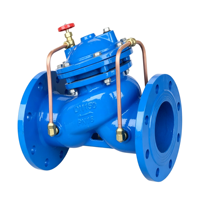 Vanne de commande hydraulique JD745X - Vanne de pompe à eau multifonctionnelle en fonte sphéroïdale, vanne de retenue à fermeture lente