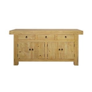 Old natural wood double door traditional furniture antique recycled wood storage pastoral cabinet