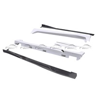Olotdi Nouveau Spoiler de Pare-chocs Avant, Jupes Latérales, Diffuseurs et Canards Style VRS en Carbone + FRP Noir FK8B001 de Haute Qualité, à Fixation par Vis
