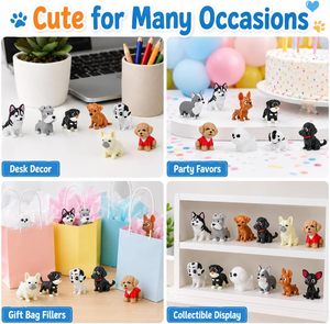 ของเล่นฟิดเจ็ตแบบขยับได้รูปสัตว์ตาโตสีสันสดใสสำหรับตกแต่งโต๊ะทำงาน รูปแบบสวนสัตว์-ภูมิทัศน์แสนสนุก - Product Image 2
