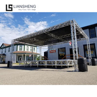 Soporte de iluminación exterior de aluminio Estructura de gabinete LED Truss para concierto en venta