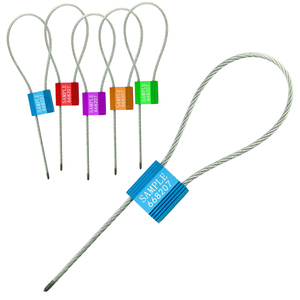 Tùy chỉnh bảo mật cao Con dấu in số nhôm hợp kim cáp kim loại con dấu - Product Image 5