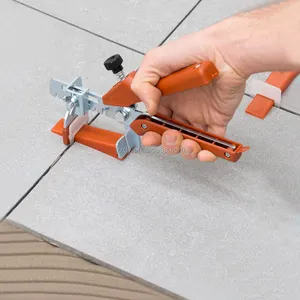 Sàn Spacer mức độ nêm và clip gạch Clip Kìm san lấp mặt bằng hệ thống công cụ gạch leveler miếng đệm lippage hệ thống san lấp mặt bằng Clip