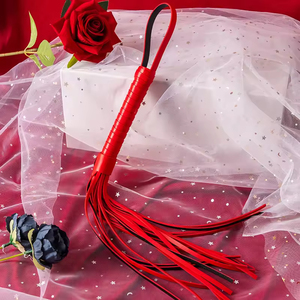 SM Props Fouets en cuir imperméables couleur personnalisée, outils d'entraînement ludiques double face, Macarons en cuir, produits sexuels pour adultes, vente en gros - Product Image 4