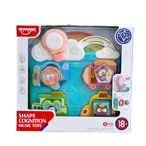 Montessori Early Education musique Carte lumineuse cognitive Tableau occupé Blocs de trafic de fruits amusants associés à des jouets pour enfants - Product Image 1