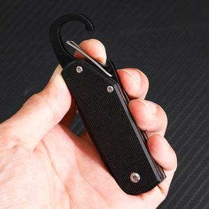 G10 Handvat Duurzaam Multifunctioneel Edc Drukknop Vouwmes Kleine Tactische Overlevingszakmes Karabijnhaak Flesopener - Product Image 5