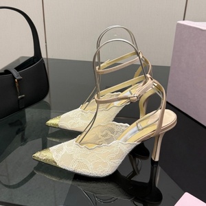 Zapatos Formales de Tacón Alto para Mujer, Diseño sin Cordones, Decoración con Cadenas de Pedrería y Lazo, Parte Superior de Cuero Genuino Transpirable - Product Image 2