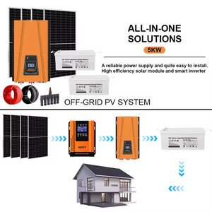 Système d'énergie solaire Szssth, Système d'énergie solaire Szssth-5000w Bibo 5kw 6kw 8kw 10kw, Kit solaire domestique photovoltaïque hors réseau - Product Image 3