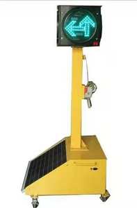 300mmポータブルソーラーLED交通信号灯モバイルおよび新世代交通灯 - Product Image 5