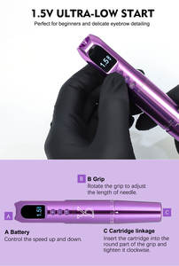 Machine <span class=keywords><strong>PMU</strong></span> sans fil à moteur sans noyau Wenshen pour artistes professionnels - Product Image 3