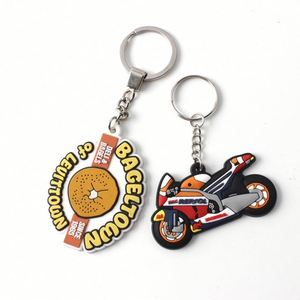 Llavero OEM 2023 Personalizado con Diseño 2D en Forma de Letra, Llavero de Plástico PVC con Logotipo de Goma, Llavero de Silicona para Motocicleta - Product Image 4