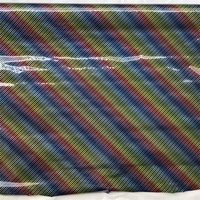 Papier et film de transfert d'eau à motif en fibre de carbone satiné noir - Impression hydrographique par hydro-immersion PVA