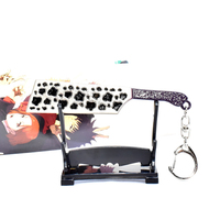 Pendentif Anime Seer Sky Reverse en alliage de zinc 3D, porte-clés mousqueton, imprimé en typographie, couleur personnalisée, motif arme de dessin animé, tendance