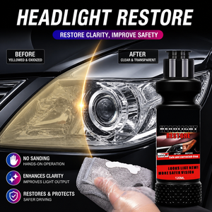 Líquido Restaurador de Faros, Champú para Reparación sin Lijado, para Lentes de Faros de Coche de Plástico Amarillentos, Recubrimiento para Faros Opacos y con Efecto Nube - Product Image 2
