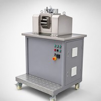 Máquina de Peletización de Plástico, Molino de Laboratorio de Dos Rodillos, Mezcladora de Compuestos de Caucho NBR EPDM, Granuladora, Prueba de Muestras, Calentamiento Eléctrico, CE ISO