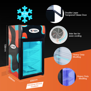 Meisda sc52b Nhà Máy Trực Tiếp 52L Duy Nhất Nhiệt Độ Năng Lượng Uống Hiển Thị Cửa Kính Công Suất Nhỏ Tủ Lạnh - Product Image 5