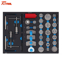 Armoire à outils à roulettes RTTOOL OEM pour garage et atelier avec 7 tiroirs, construction métallique, panneau perforé et kit d'outils complet