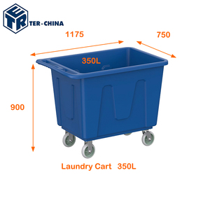 350L thương mại thiết bị giặt nhựa giặt giỏ lưu trữ giải pháp giỏ cho khách sạn và nhà hàng - Product Image 5