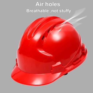 หมวกกันน็อคสำหรับงานก่อสร้างหมวกกันน็อคแบบแข็งป้องกันการก่อสร้างทำจาก ABS ระบายอากาศได้ดี - Product Image 3