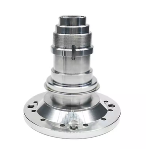 Manchon de connexion fileté en acier usiné CNC de précision sur mesure avec trous latéraux pour pièces de machines hydrauliques - Product Image 5