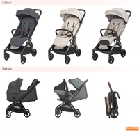Poussette pliable et amovible pour bébé et enfant en bas âge, siège auto 3 en 1, landau pour nouveau-né, ensemble de poussette de voyage pour bébé, OEM ODM