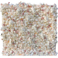 Panneau floral en soie artificielle, toile de fond photo, panneau de fleurs, tissu, toile de fond de mariage, rose blanche, mur de fleurs décoratif