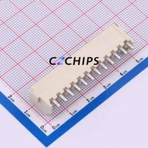 WAFER-VH3.96-12PWT-W1-P Wire-to-Board Pin Header SMD,P=3.96mm,Horizontal Mount Connector 1x12P 3.96mm Horizontal Mount 12P - Product Image 2