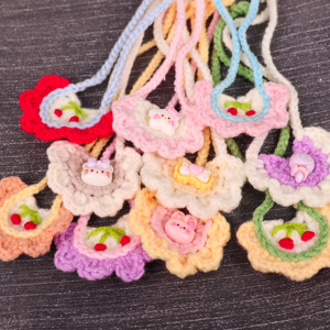 Custom DIY <b>Doll</b> Trade Fashion Crochet Mini Baby <b>Dolls</b> Bib Cartoon Mini Knit <b>Dolls</b> Mini Baby Bib - Product Image 4
