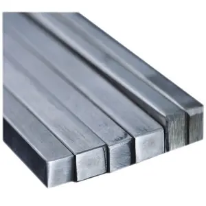 Barre en acier inoxydable poli barre carrée en acier inoxydable laminée à chaud tiges en acier inoxydable de qualité ASTM
