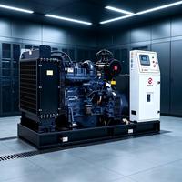 Générateur diesel silencieux haute performance pour usage industriel, démarrage automatique, triphasé 50Hz, ATS, alimentation de secours commerciale