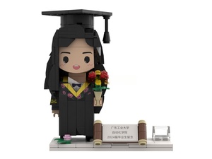 Modelo de Escena <span class=keywords><strong>BRICK</strong></span> de Cultura Corporativa, Juego de Bloques de Construcción Personalizados Exclusivos para Colección y Decoración de Oficina, Regalo - Product Image 2