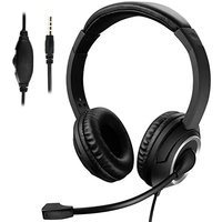 Headset Gaming PC Murah GAE-109 OEM, Headphone Gaming Stereo USB Peredam Kebisingan dengan Mikrofon untuk Game PC