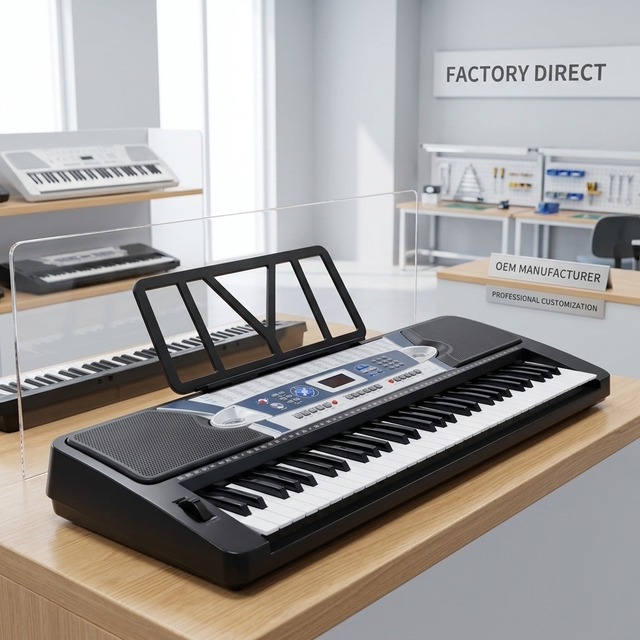 Professional OEM Brand Electronic Piano Instrument Factory 61-Keys Keyboard Multifunctional Digital Style Made Plastic CN Jia