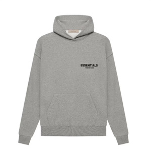 Sudaderas con Capucha Extra Grandes de Algodón Personalizadas de Lujo con Estampado de Silicona 3D, Color Avena Claro y Oscuro, Colección Esencial SS22 - Product Image 5