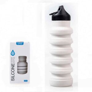 Botella de Agua Plegable de Silicona con Tapa Abatible a Prueba de Fugas, Éxito de Ventas Transfronterizo - Product Image 2