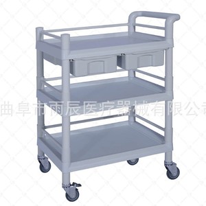 Shandong Xinyuchen Medical Stainless Steel Emergency Cart 650x400x860mm Fully Enclosed For Hospital Use - Product Image 5