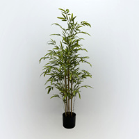 Plante Artificielle en Gros, Bambou Haute Simulation en Plastique, pour Intérieur et Extérieur, en Pot, Décoration Maison et Jardin, Durable, Écologique, Direct Usine