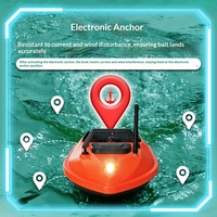 Bateau à appât intelligent V805 GPS Beidou, 500m, ancrage électronique, croisière, ligne de pêche, mesure de la température de l'eau, plastique ABS, électrique