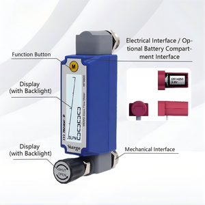 MEMS <strong>Mass</strong> <strong>Flow</strong> <strong>Meter</strong> Digital Gas BSPT 1/4 RS485 LCD Battery Powered Rotameter Alternative High Accuracy - Product Image 4