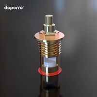 Robinet d'angle Dorppo en cuivre fin épaissi, design moderne et épuré, pour eau chaude et froide, pour chauffe-eau domestique