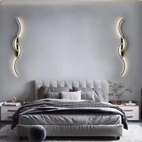 Lampe murale LED 12W la plus vendue, style européen moderne, décoration intérieure pour la maison, en acier inoxydable et aluminium, pour hôtels et escaliers