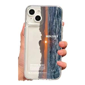 Para <span class=keywords><strong>Iphone</strong></span> 16 Pro Max sensación de piel vista al mar para <span class=keywords><strong>Iphone</strong></span> 15 14 <span class=keywords><strong>13</strong></span> 12 Pro Max funda de teléfono móvil resistente a caídas deportes a prueba de golpes - Product Image 5