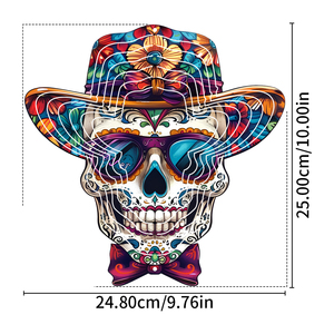 <span class=keywords><strong>Handmade</strong></span> 10-inch sọ gió Spinner 3D kim loại Halloween trang trí ngoài trời gió Spinner trang trí cho nhà vườn - Product Image 6