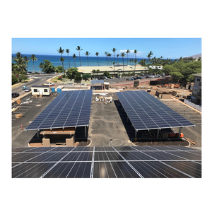 Structure de panneau <span class=keywords><strong>solaire</strong></span> d'abri d'auto en aluminium pour <span class=keywords><strong>3</strong></span> <span class=keywords><strong>voitures</strong></span> et 2 <span class=keywords><strong>voitures</strong></span> fabrication de composants de montage d'abri d'auto solaires - Product Image 2