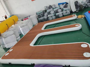 Bateau à moteur Jet Ski Plate-forme flottante gonflable en forme de E Yacht Eau modulaire Jetski Dock quai flottant pour jetski - Product Image 4